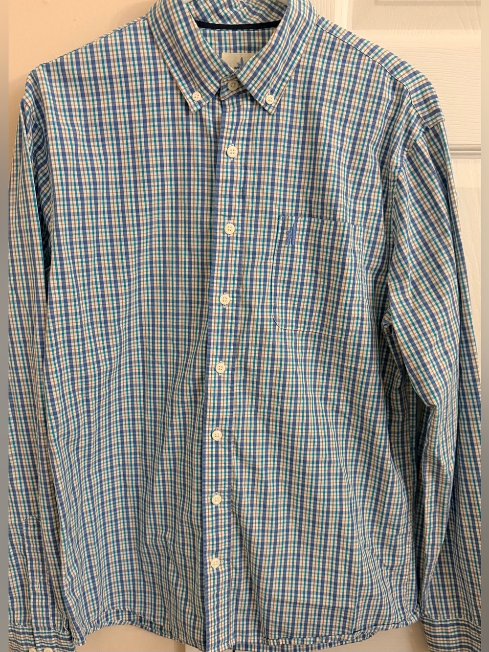Johnnie-O 100% Cotton Multicolor Men’s M Long Sleeve Button Down Shirt